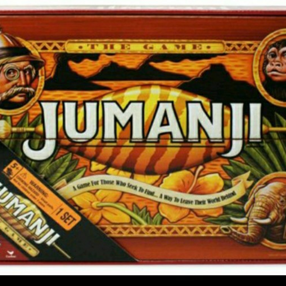 Jumanji: The Game in Real Wooden Box Game Night Family Time